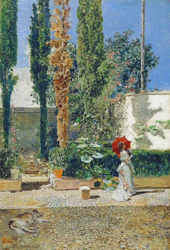 garden of the house of fortuny